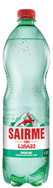 detail Minerálna voda perlivá 1L Sairme