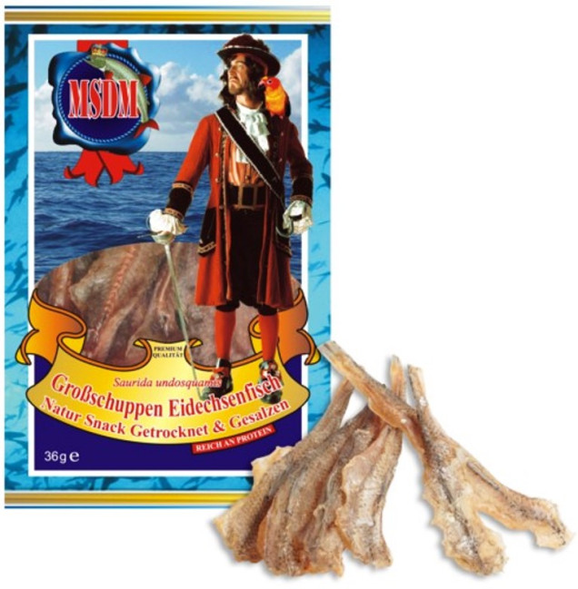 detail Ješterohlavec sušený solený 36g MSDM