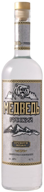 detail Vodka Russký Medvěd 0,7L 40%   
