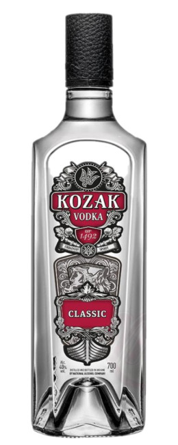 detail Vodka Kozak classic 0,7L 40% 