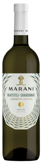 detail Biele suché víno Rkatsiteli-Chardonnay 0,75l Marani