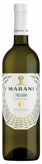 detail Biele polosuché víno Tbilisuri 0,75l Marani
