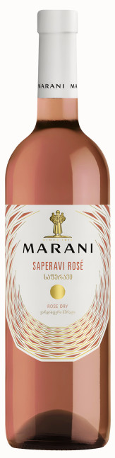 detail Ružové suché víno Saperavi 0,75L Marani