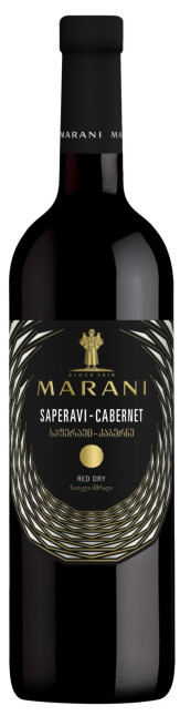 detail Červené suché víno Saperavi-Cabernet 0,75 l Marani