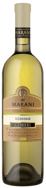 detail Biele polosuché víno Gemieri 0,75l Marani