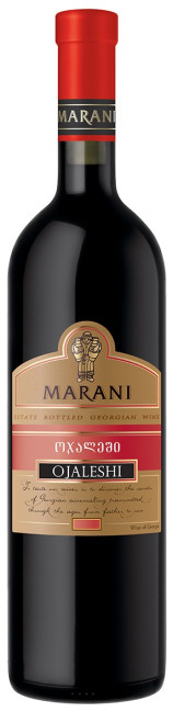 detail Červené polosladké víno Ojaleshi 0,75 l Marani