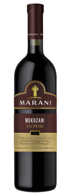 detail Červené suché víno Mukuzani 0,75 l Marani