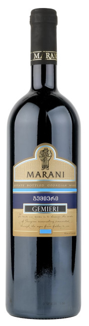 detail Červené polosuché víno Gemieri 0,75 l Marani