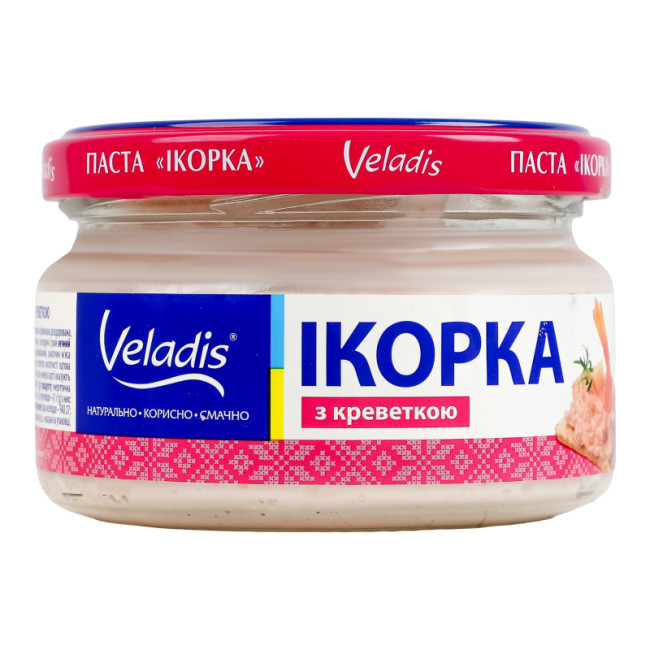 detail Pomazánka z jiker s krevetou Veladis 160g