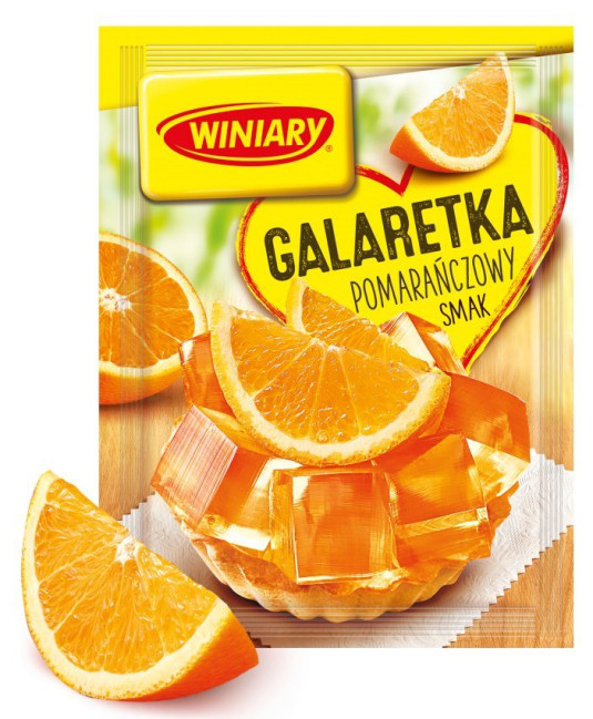 detail Želé s pomarančovou príchuťou 75g Galaretka Winiary