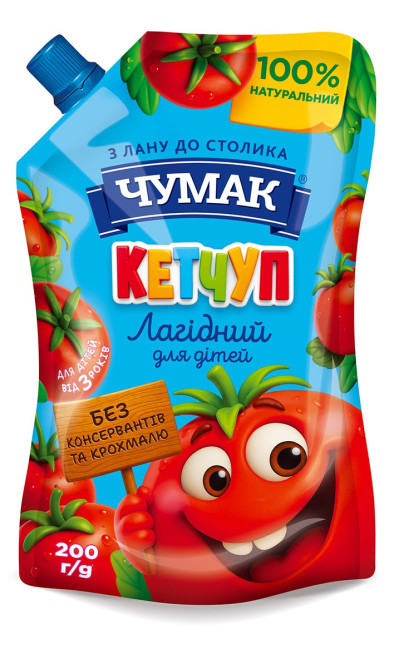 detail Kečup jemný pro děti 200g Čumak