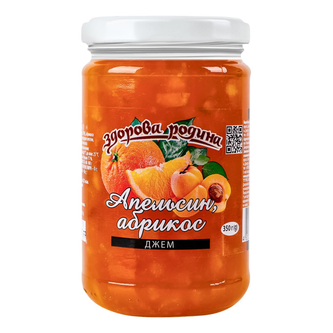 detail Džem pomeranč meruňka 350g Zdorova rodyna