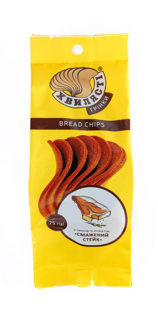 detail Hrianky s príchuťou steaku 75g Chvylyasti