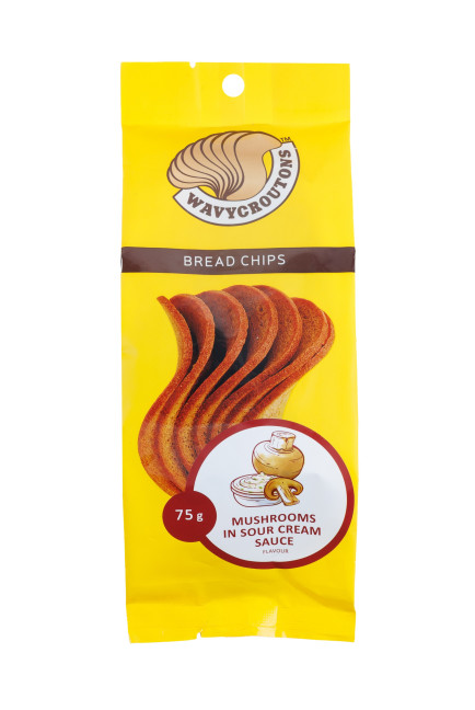 detail Topinky s príchuťou húb a smotany Chvylyasti