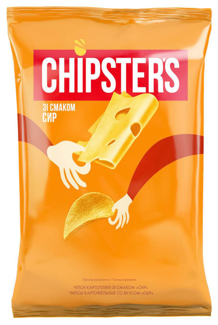 detail Čipsy so syrovou príchuťou 120g CHIPSTERS