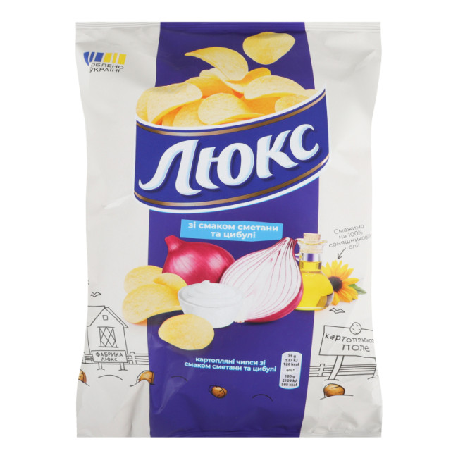 detail Brambůrky s příchutí smetanovo-cibulovou 125g LUX