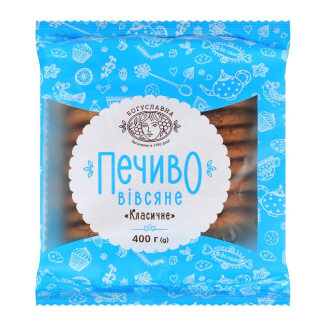 detail Ovsené sušienky klasické 400g Boguslavna