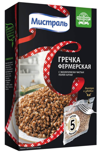detail Pohánka Fermerskaja 5*80g Mistral