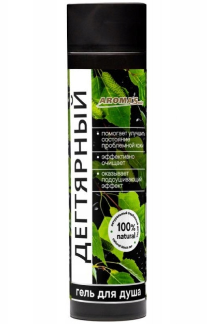 detail Sprchový gel Dehtový 250 ml AromaSaules