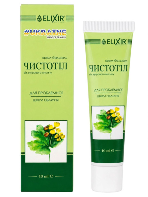 detail Krém-balzam na problematickou pleť Vlaštovičník 40ml Elixir