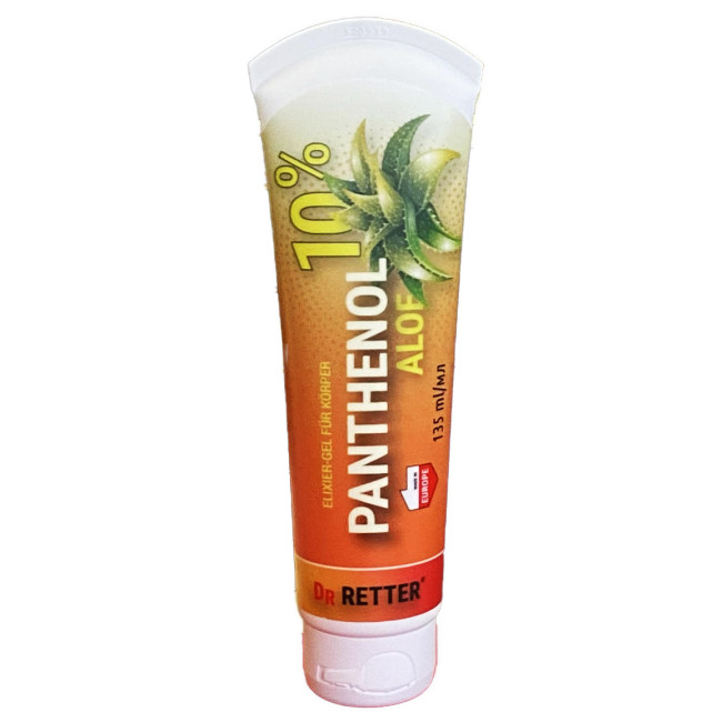 detail Telový elixír-gél Panthenol aloe 135ml Dr. Retter