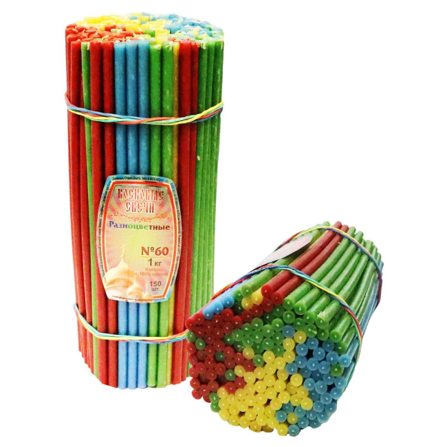 detail Svíčky Rôzne farby 17 - 21 cm 1 ks