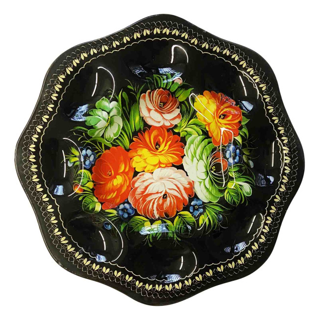 detail Skleněný stojan na vejce Žostovo 8ks