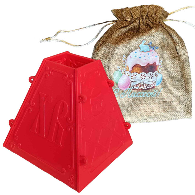 detail Forma na tvarohovú paschu v sáčku 11,5×12×12 cm