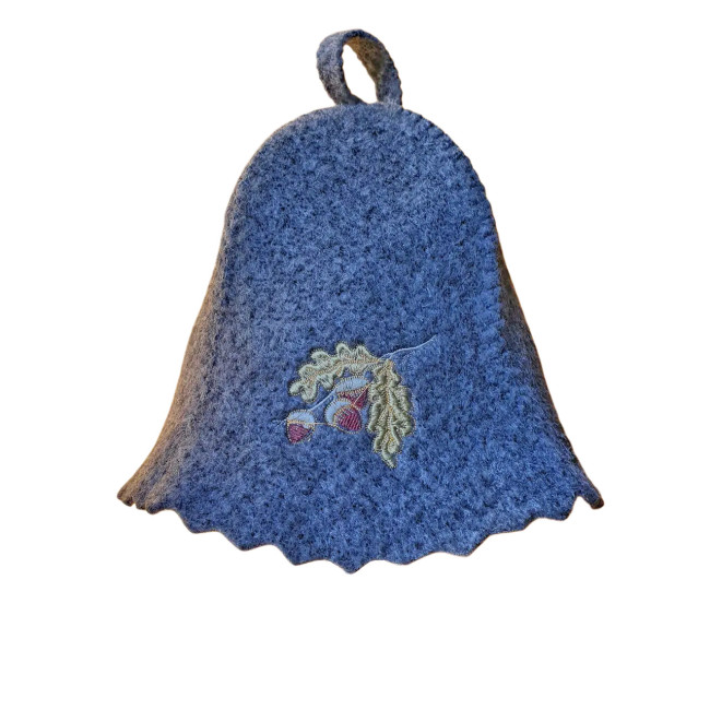 detail Čepice na banju(saunu) Dubok šedá