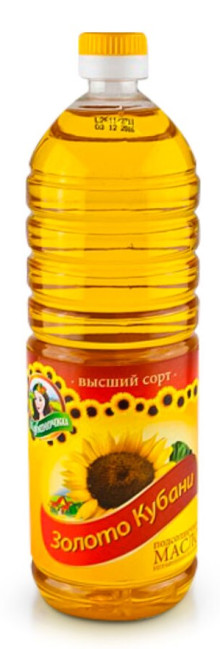 detail Slnečnicový olej 1L Zoloto Kubani