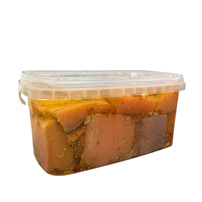 detail Marinovaný losos v oleji Limbo Food