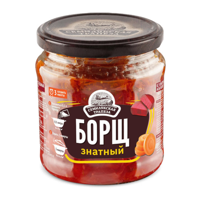 detail Polievka Boršč znatnyj 460 g Semilukskaja Trapeza