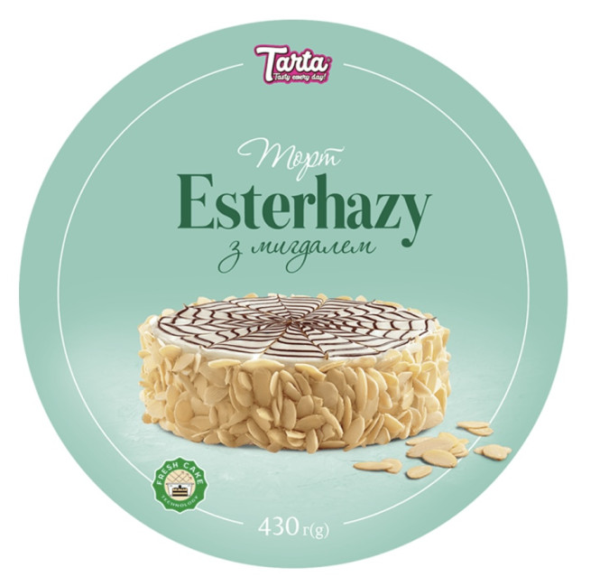 detail Torta ESTERHÁZY s mandľami 1 kg