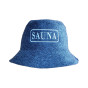 nahlad Čepice-panama na banju (saunu) Sauna šedá