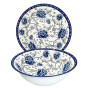 nahlad Porcelánová miska „Velké modré květy“, 22×6,2cm, 980ml